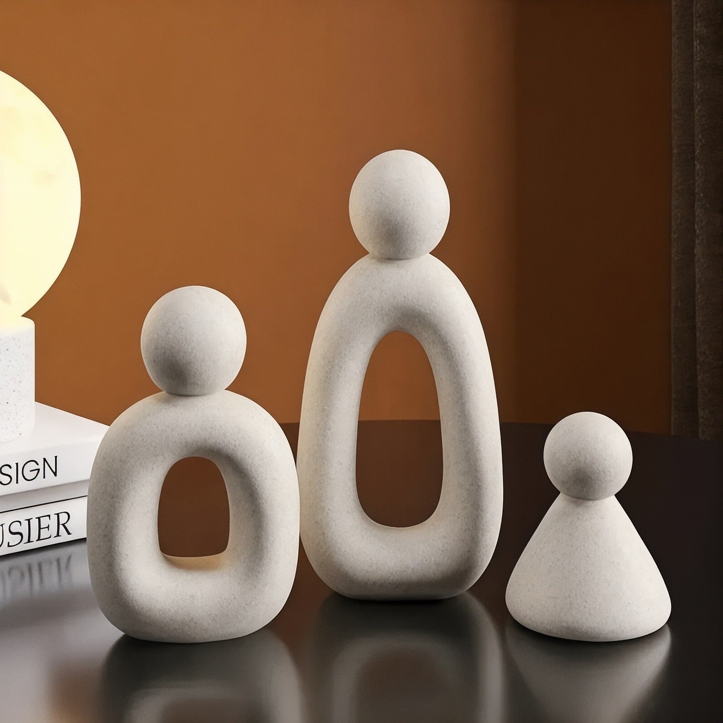 Dekorux - Minimalist Family Sculpture Set
